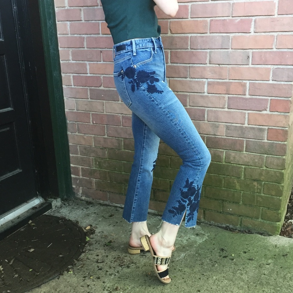 Abercrombie Simone High Rise Ankle Flare Jeans 00S